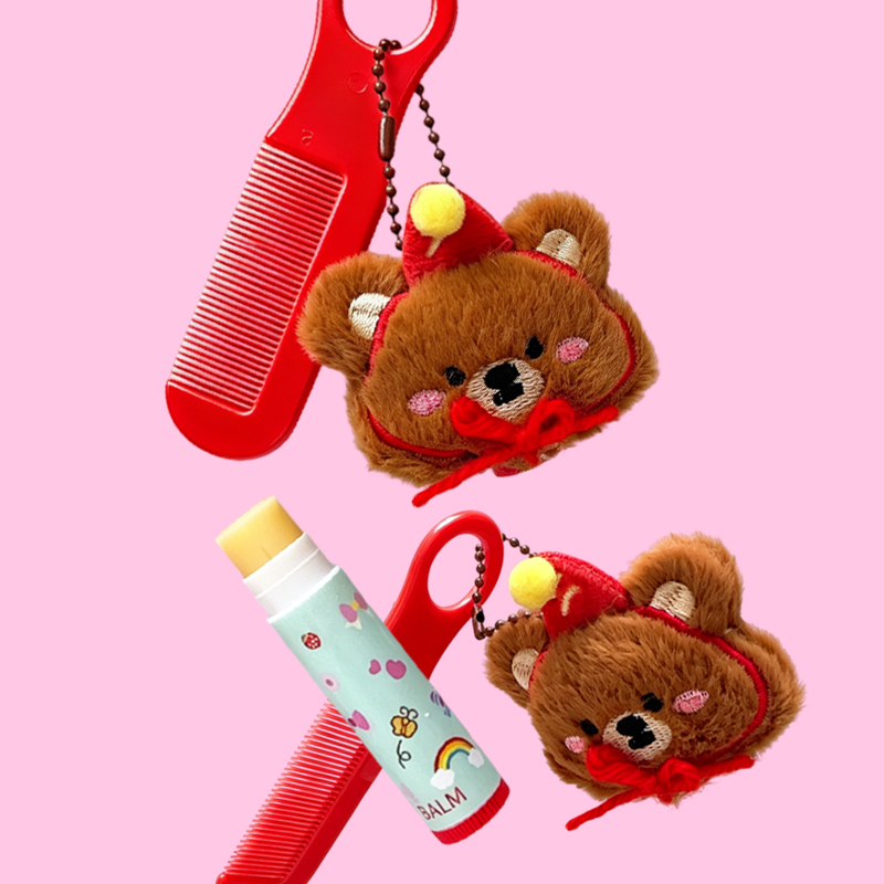 キッズリップバーム&ポケットコームセット