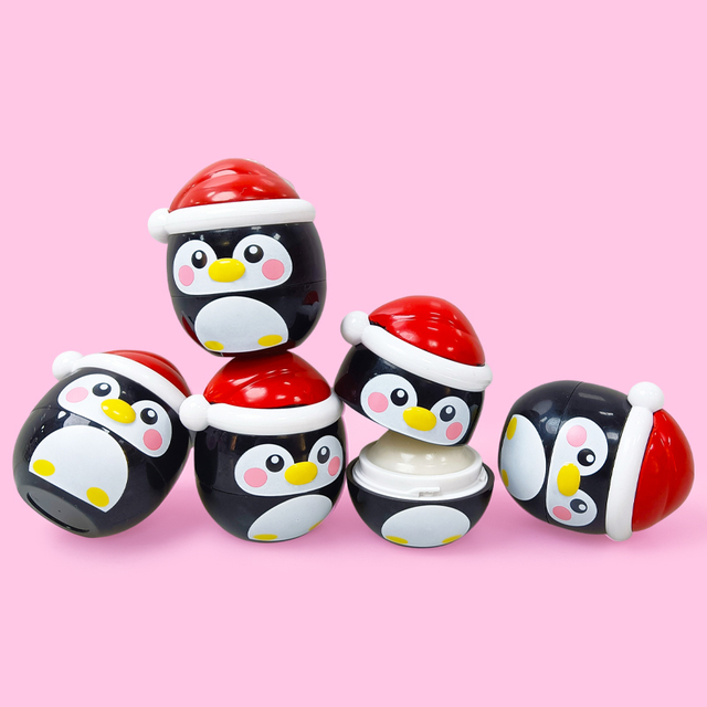 キュートなペンギンデザインのリップクリーム 型番：C5452-12 