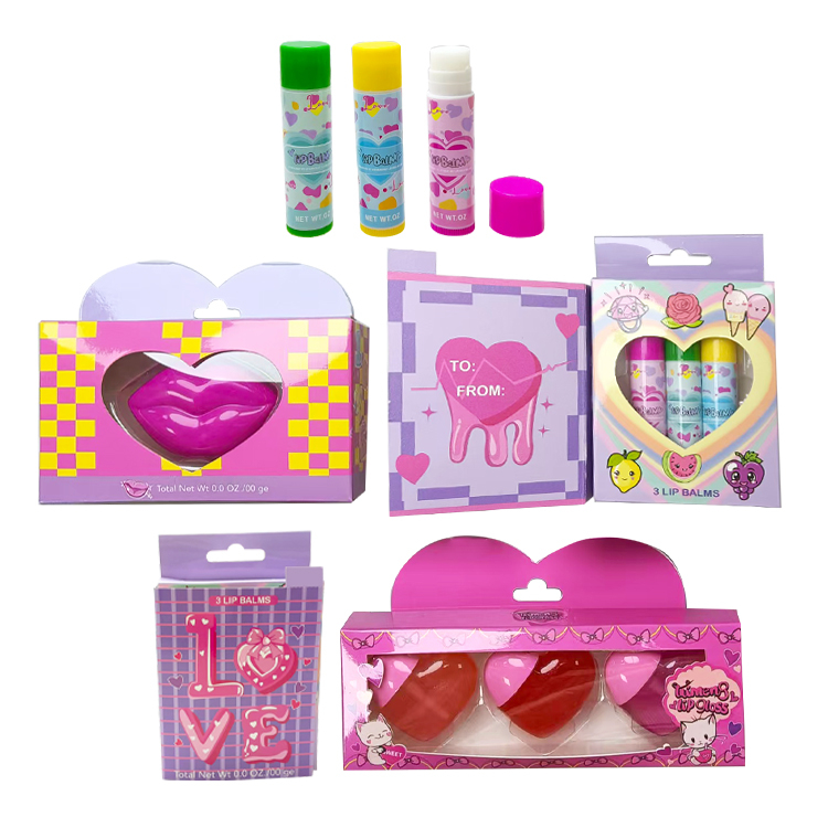 Chapstick Balmは、カラフルなリップクリーム3PC/セットモデルC2131を保湿します