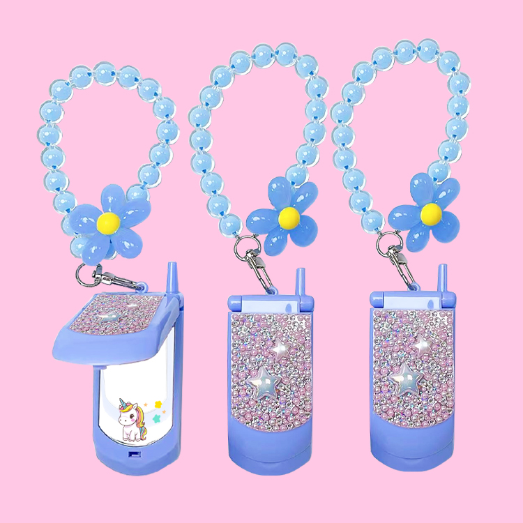 携帯電話スタイルの両面メイクアップミラーモデル：C1223 