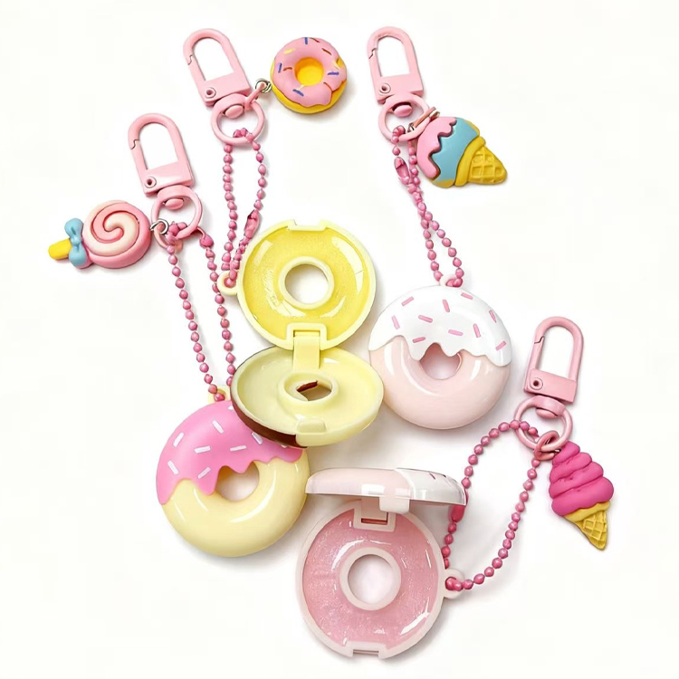 キュートなミニチャームドーナツリップグロス モデル:C1230 