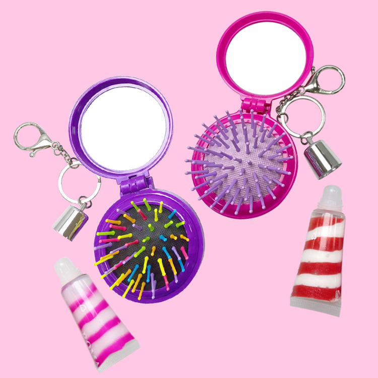 エアマットマッサージコーム +キーチェーンリップカラー