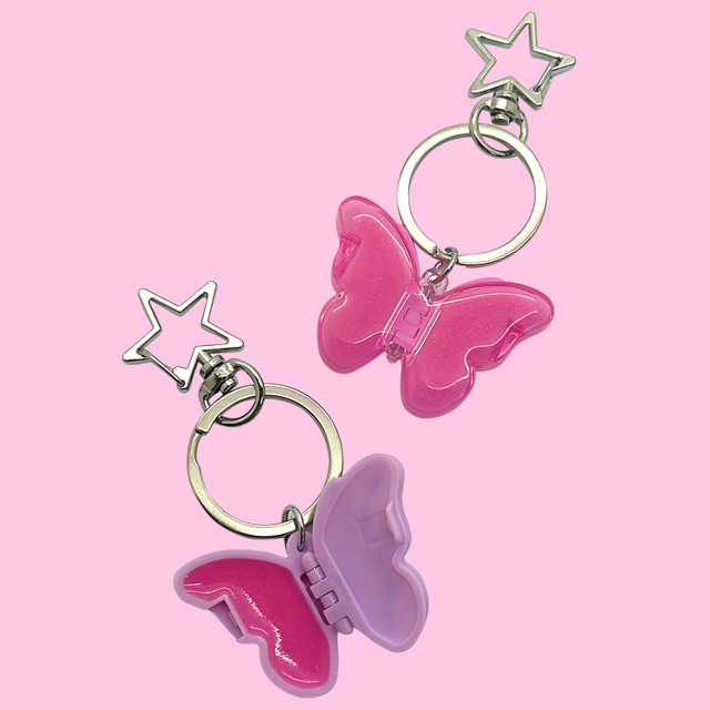 キーホルダー バタフライ リップ クリーム C5316