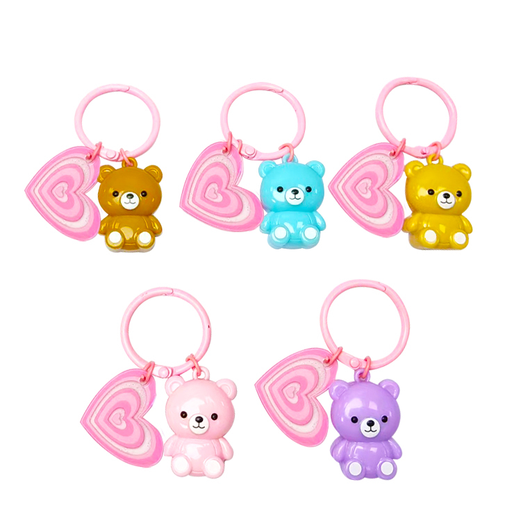 キュートなミニペンダント クマのリップグロスチャーム モデル:C1228 