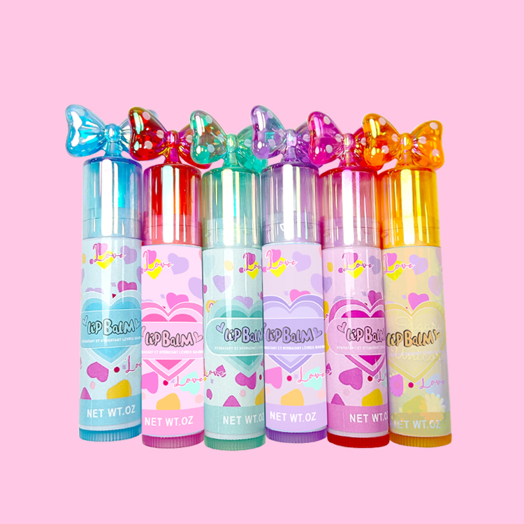 蝶ネクタイシェイプ保湿カラーリップバームC2131-21