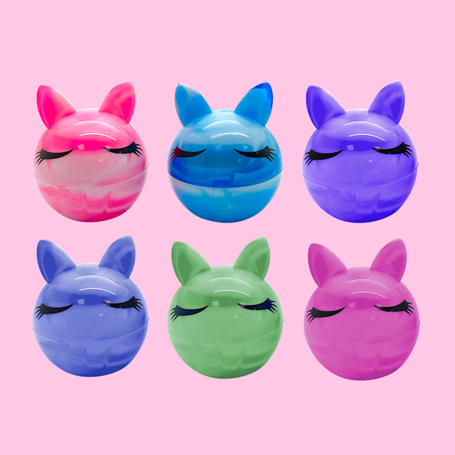 かわいい動物形状液カラーフルーツリップバームC5444