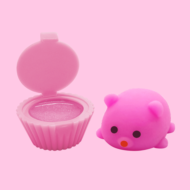 かわいい動物形状ポリフルーツリップクリームC1094