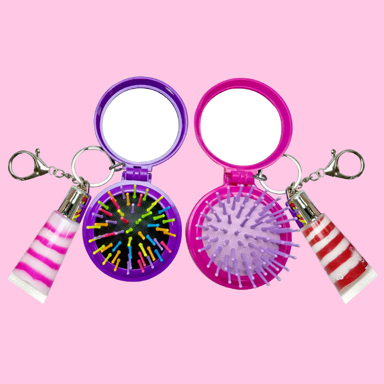 エアマットマッサージコーム +キーチェーンリップカラー