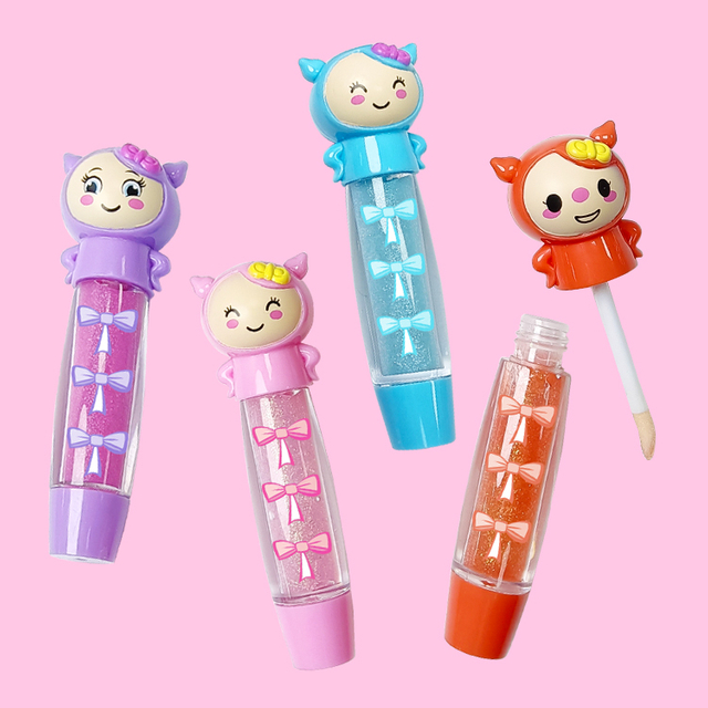 かわいい女の子の形は、カラフルなリップクリームC2150-10モールデを保湿します