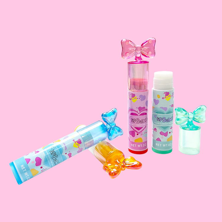 蝶ネクタイシェイプ保湿カラーリップバームC2131-21