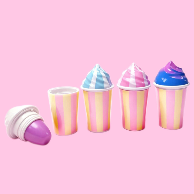 かわいいアイスクリーム型のリップクリーム モデル：C5574-8 