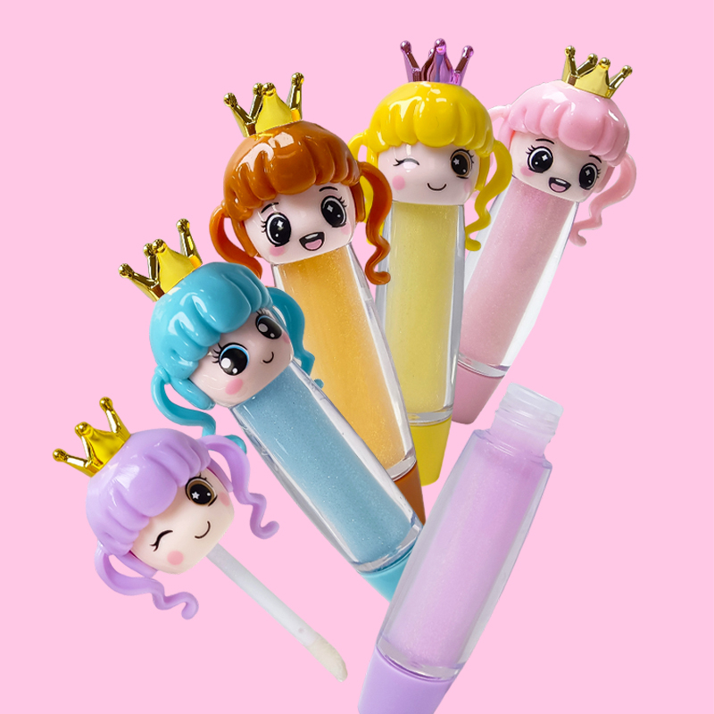 長い髪の小さな女の子のための漫画スタイルのリップグロス モデル: C2150-15 