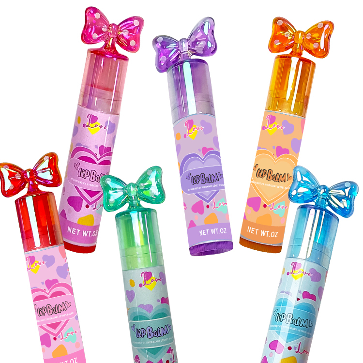 蝶ネクタイシェイプ保湿カラーリップバームC2131-21