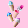キュートなアイスクリーム型リップクリーム 型番：C5574-8 