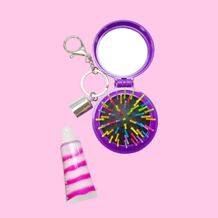 エアマットマッサージコーム +キーチェーンリップカラー