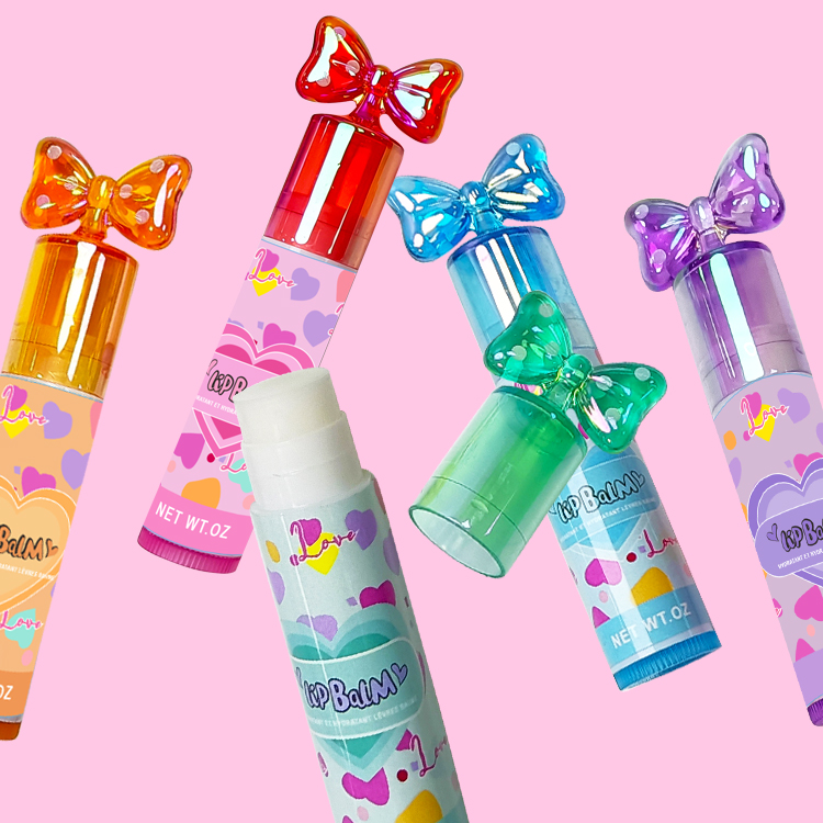 蝶ネクタイシェイプ保湿カラーリップバームC2131-21