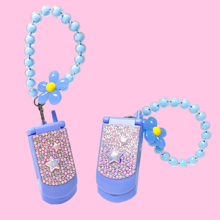 携帯電話スタイルの両面メイクアップミラーモデル：C1223 