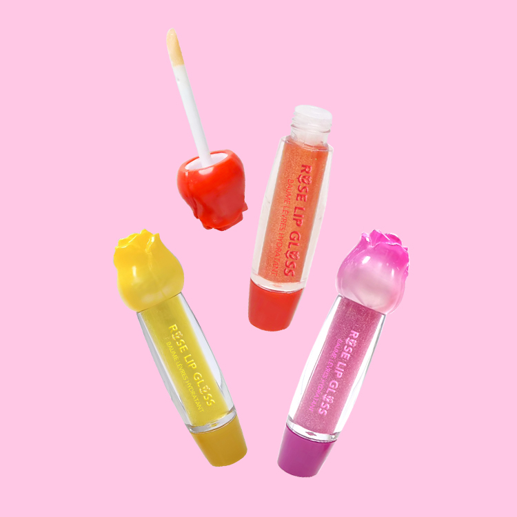 花の形の保湿リップグロスモデル：C2150-7